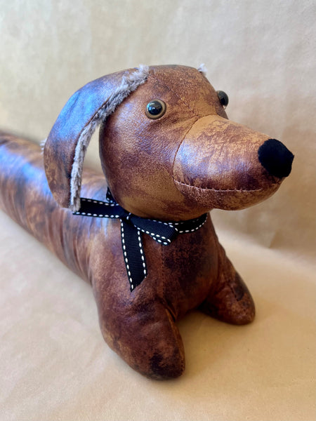 Designer Dog Doorstop - Schnitzel the Sausage Dog