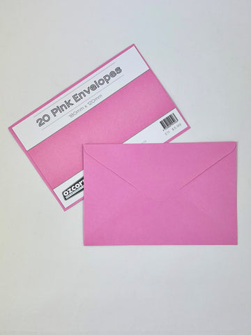 Envelope Pack of 20 - Pink