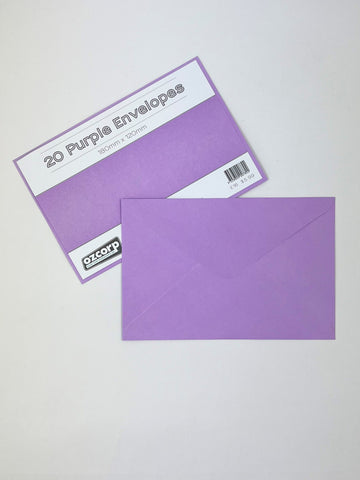 Envelope Pack of 20 - Purple