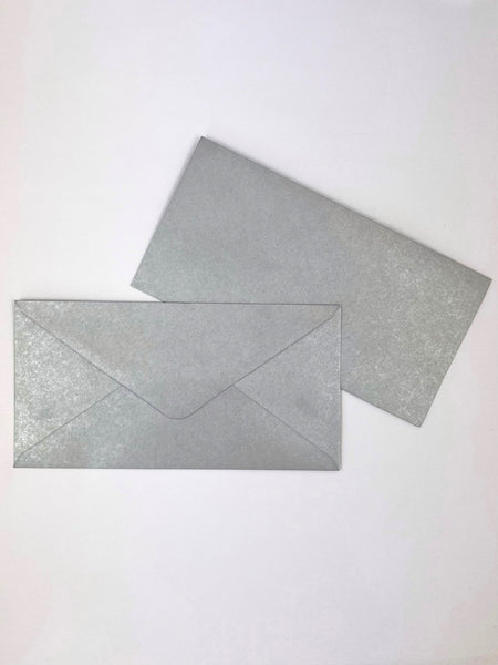 Envelope Set Metallic DL - Silver