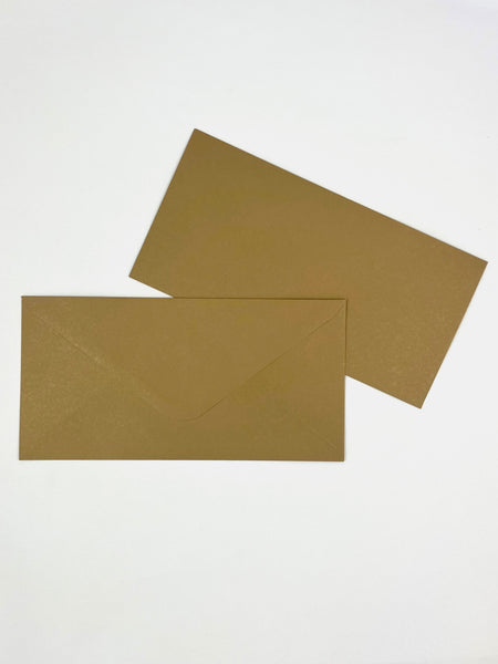 Envelope Set Metallic DL - Gold