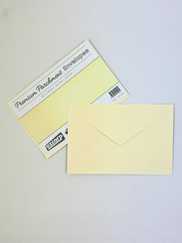 Envelope Set of 20 Parchment - Cream