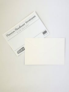 Envelope Set of 20 Parchment - Ivory