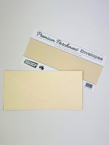 Envelope Set Parchment DL - Cream