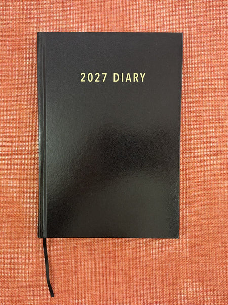 2027 2 Day to Page - A5 Diary - Black