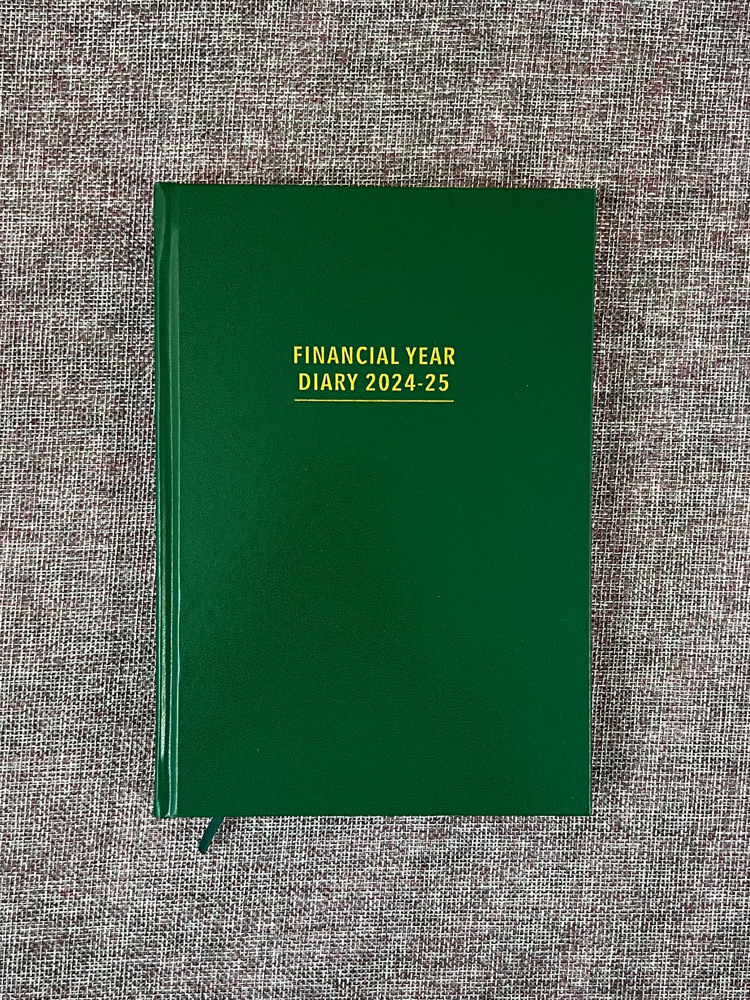 24/25 Financial Year Diary A5 Day to a Page - Green 50% OFF