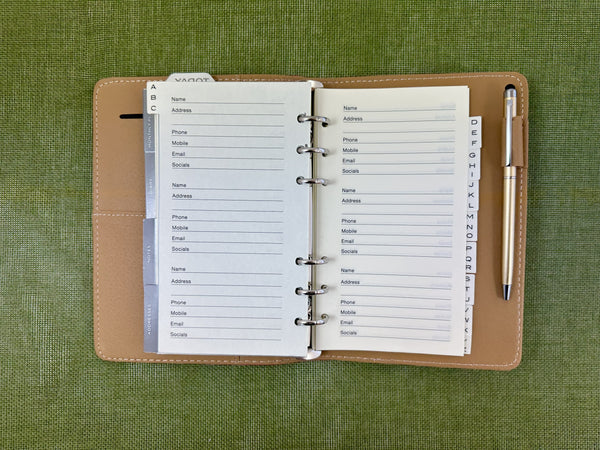 2027 Week to View - B6 Organiser Diary - Raspberry