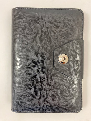2024 Organiser Diary Slim Week to View - Black