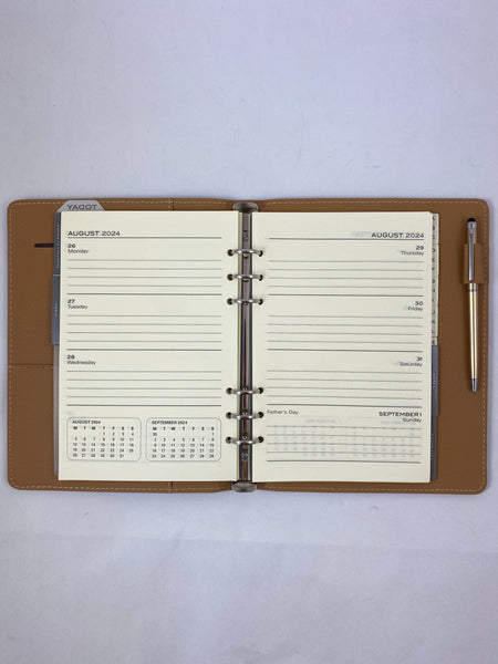 2024 Organiser Diary A5 Week to View - Teal