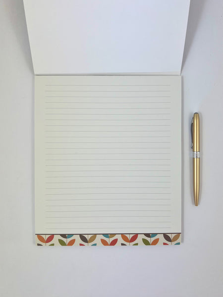 Large Writing Pad - Leaves