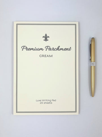 Parchment Writing Pad A5 - Cream