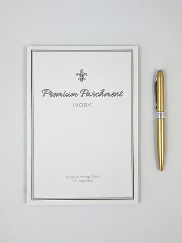 Parchment Writing Pad A5 - Ivory