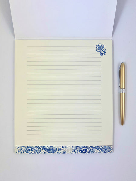 Large Writing Pad - Blue Lace