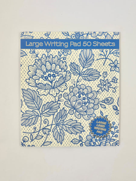 Large Writing Pad - Blue Lace