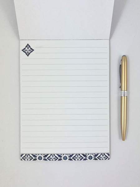 Writing Pad - Moroccan Blue