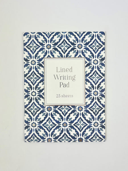 Writing Pad - Moroccan Blue