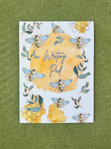 Writing Pad - French Bees