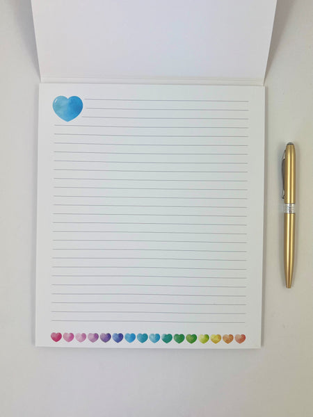 Large Writing Pad - Rainbow