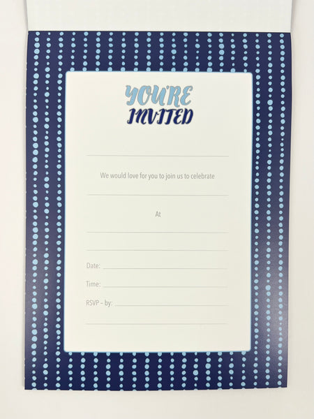 Invitation Pad - Dotty Stripe