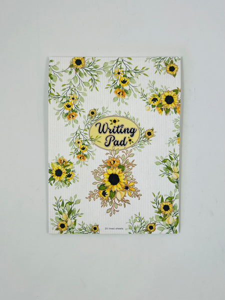 Writing Pad - Sunflowers