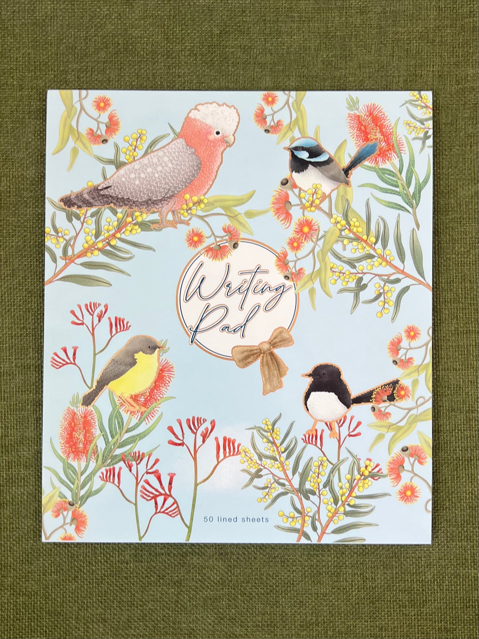 Large Writing Pad - Tiny Birds