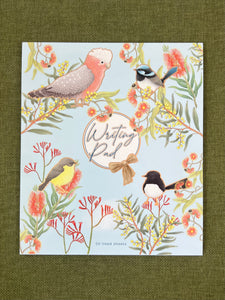 Large Writing Pad - Tiny Birds