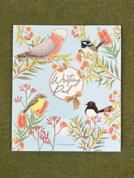 Large Writing Pad - Tiny Birds