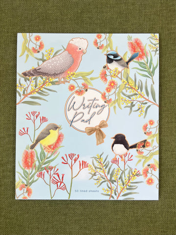 Large Writing Pad - Tiny Birds