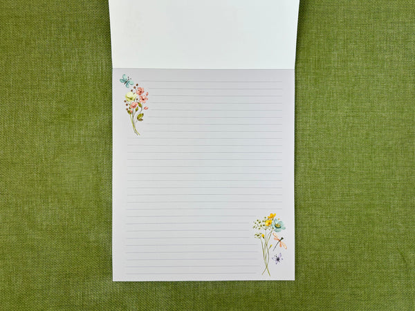Large Writing Pad - Wildflowers
