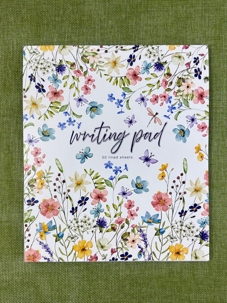 Large Writing Pad - Wildflowers