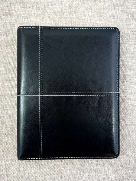 2027 Week to View - A5 Organiser Diary - Black