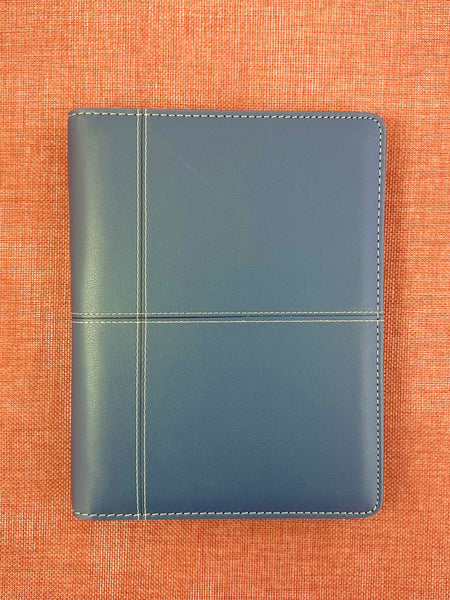 2027 Week to View - A5 Organiser Diary - Stormy Blue