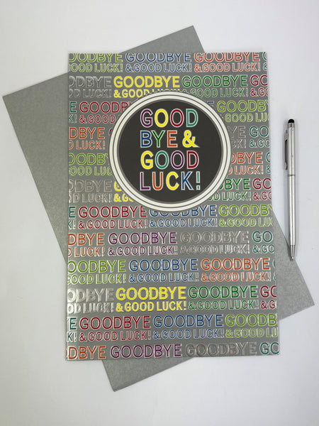 Large Card - Goodbye Silver