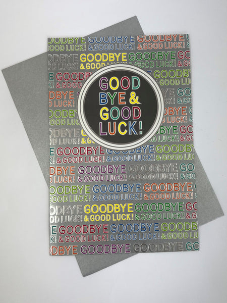 Large Card - Goodbye Silver