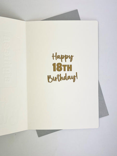 Large Card - 18th Birthday