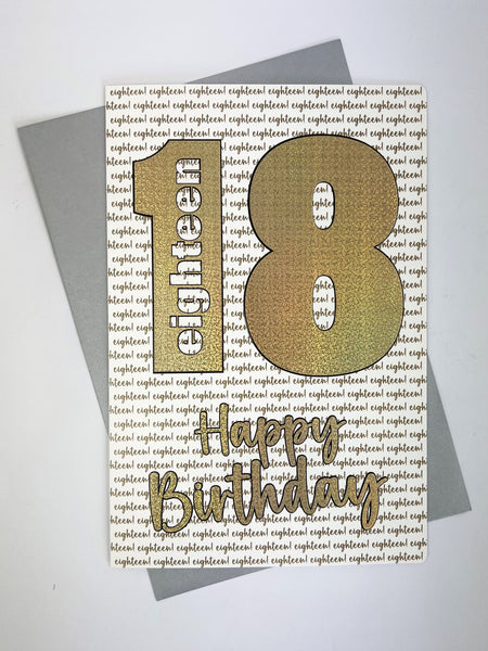 Large Card - 18th Birthday