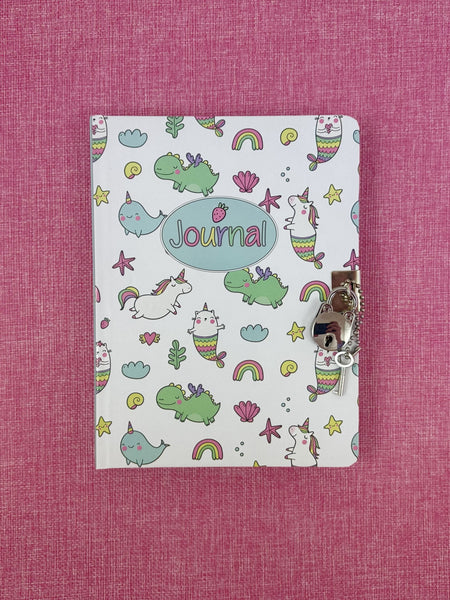 Lockable Journal - A5 - Mermaid