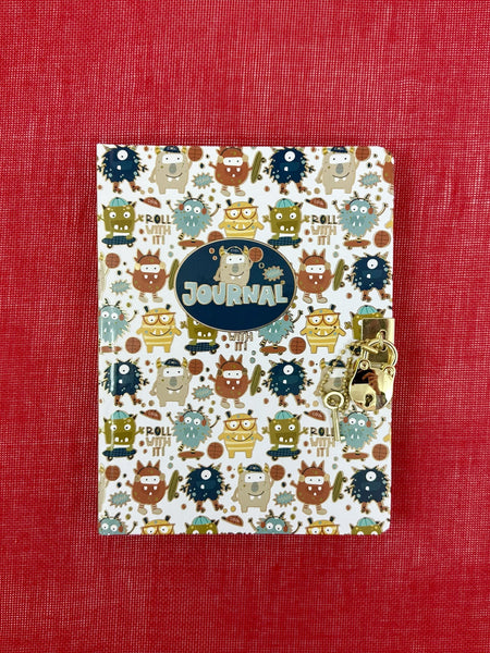 Lockable Journal - A5 - Monsters