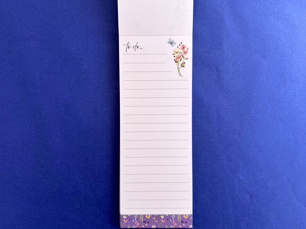 Magnetic List Pad - Wildflowers
