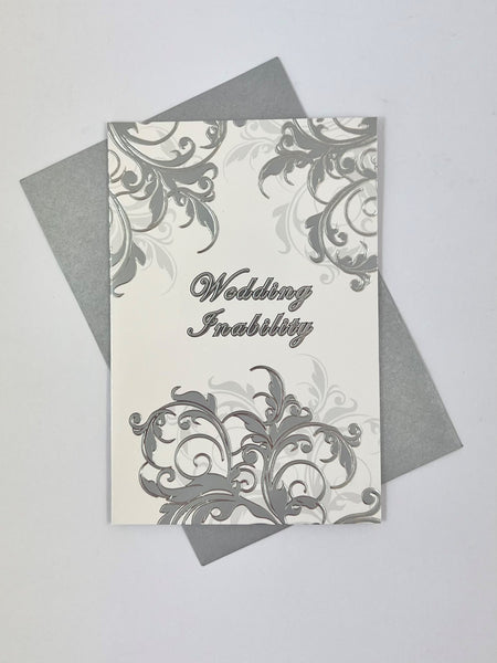 Inability Cards - Silver Swirl