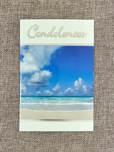 Condolence Card - Beach