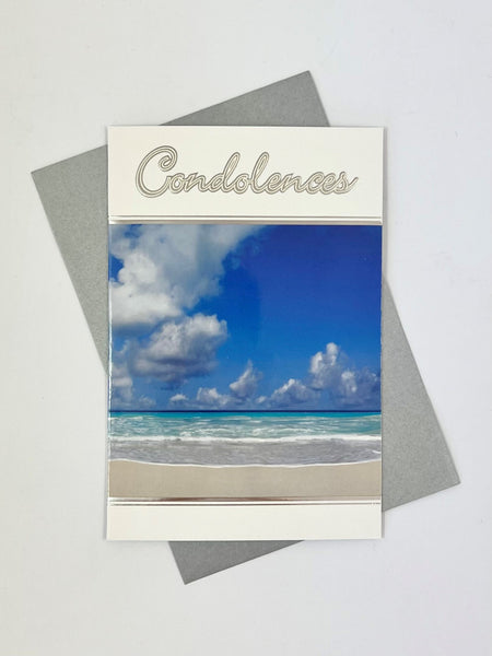 Condolence Card - Beach