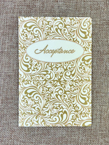 Condolence Card - Gold