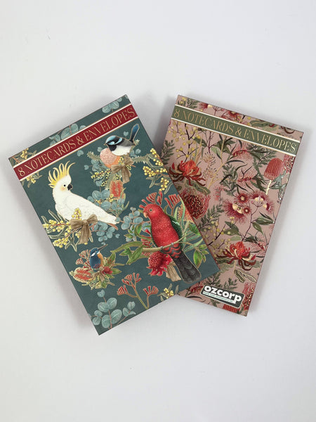 Notelet Set - Bush & Native Birds