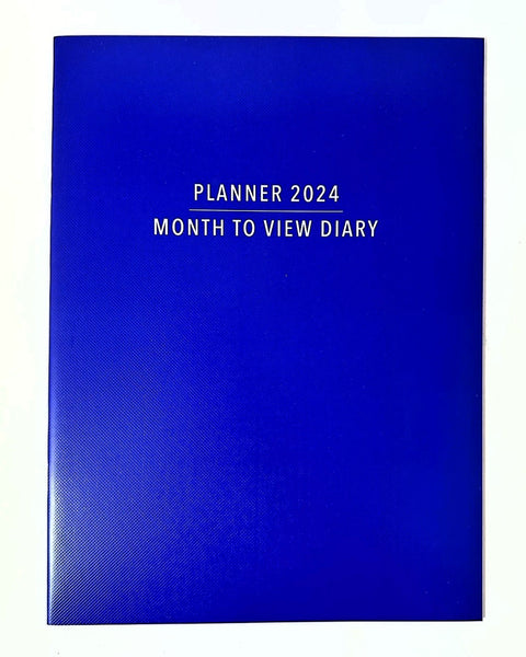 2024 Monthly Planner Royal Blue