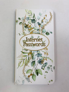 Password Book - Slim Eucalyptus