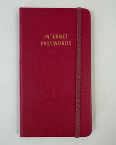 Password Book - Slim Cherry