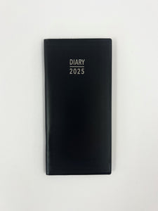 2025 Softcover Pocket Diary - Week to View - Black