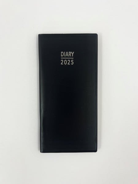 2025 Softcover Pocket Diary - Week to View - Black