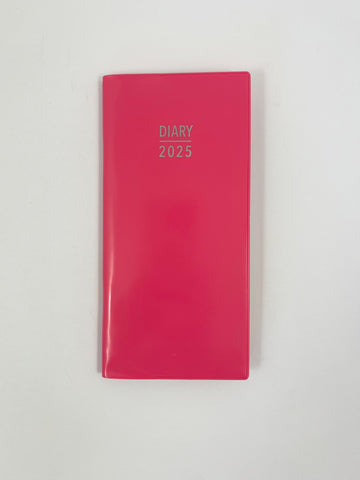 2025 Softcover Pocket Diary - Week to View - Coral